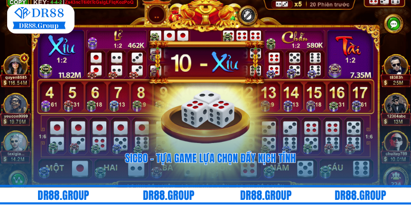 Sicbo - Tựa game lựa chọn đầy kịch tính tại sảnh live WG Casino