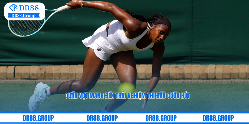 Quần vợt mang đến trải nghiệm thi đấu cuốn hút là một trong các nội dung cá cược thu hút người chơi