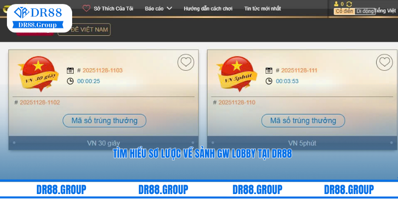 Tìm hiểu sơ lược về sảnh GW Lobby tại DR88